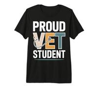 Proud Vet Student Veterinary School Premium T-Shirt