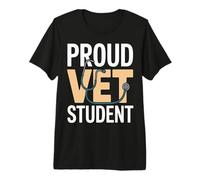 Proud Vet Student Veterinary School Premium T-Shirt