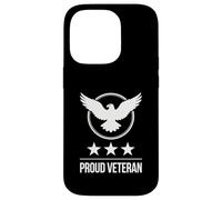 Proud Veteran Eagle Patriotic Graphic Art Design Case for iPhone 14 Pro