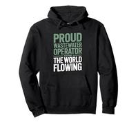 Proud Wastewater Operator Keeping The World Flowing Worker Pullover Hoodie