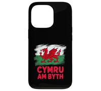 Proud Welsh Flag Design "Cymru Am Byth" Wales Flag Case for iPhone 13 Pro