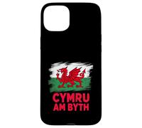 Proud Welsh Flag Design "Cymru Am Byth" Wales Flag Case for iPhone 15 Plus