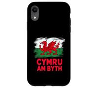 Proud Welsh Flag Design "Cymru Am Byth" Wales Flag Case for iPhone XR