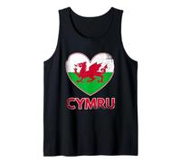 Proud Welsh Roots - I Love Cymru (Weathered Style) Tank Top