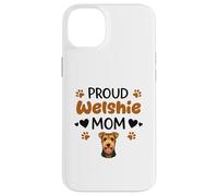 Proud Welshie Mom Welsh Terrier Dog Lover Case for iPhone 14 Plus