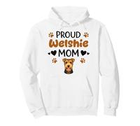Proud Welshie Mom Welsh Terrier Dog Lover Pullover Hoodie