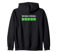 Proud Word Nerd is Word Puzzles Humor A Funny Word Games Zip Hoodie