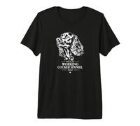 Proud Working Cocker Spaniel Dad Funny Dogs Owners Premium T-Shirt