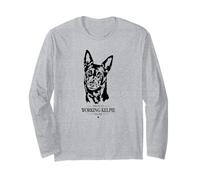 Proud Working Kelpie Mom Funny Dogs Owners Herding Dog Long Sleeve T-Shirt