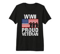 Proud WWII World War 2 World War II Veteran Premium T-Shirt
