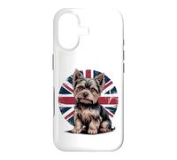 Proud Yorkie Yorkshire Terrier United Kingdom Flag Case for iPhone 17