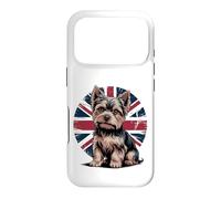 Proud Yorkie Yorkshire Terrier United Kingdom Flag Case for iPhone 17 Pro
