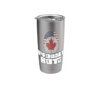 Proudly Both Dual Citizenship Canada Stainless Steel Insulated Tumbler