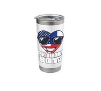 Proudly Both Dual Citizenship Chile Stainless Steel Insulated Tumbler