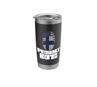 Proudly Both Dual Citizenship Finland Stainless Steel Insulated Tumbler