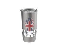 Proudly Both Dual Citizenship Great Britain Stainless Steel Insulated Tumbler