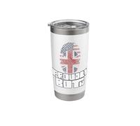 Proudly Both Dual Citizenship Great Britain Stainless Steel Insulated Tumbler