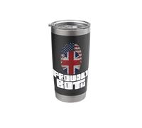 Proudly Both Dual Citizenship Great Britain Stainless Steel Insulated Tumbler