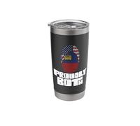Proudly Both Dual Citizenship Liechtenstein Stainless Steel Insulated Tumbler