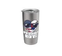 Proudly Both Dual Citizenship South Korea Stainless Steel Insulated Tumbler