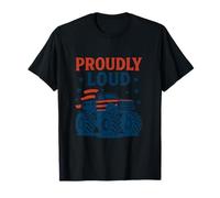 Proudly Loud Monster Truck Design T-Shirt