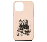 Proudly Outside the Norm Bear Individuality Thinker Case for iPhone 12 Pro Max