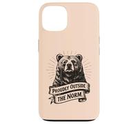 Proudly Outside the Norm Bear Individuality Thinker Case for iPhone 13