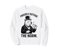 Proudly Outside the Norm Victorian Tea Bear Lover Sweatshirt