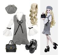 Proudoll 1/3 BJD Doll 60cm 24in SD Ball Jointed Dolls Clothes Winter Dress Suit Clothing and Accessories Sets (09)