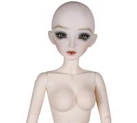 Proudoll 1/3 BJD Doll White Skin Customized Doll Body 60cm 24Inch Hand Painted Movable Ball Jointed SD Dolls PVC DIY (April)