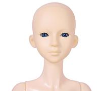 Proudoll Customized 1/3 BJD Doll Body 60cm 24Inches Ball Jointed SD Dolls Joints Move PVC DIY Doll White Skin Optional Eye Colors (Male, Blue)