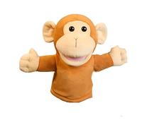 Proumhang Hand Puppets with Working Mouth,Forest Animal Friends Theaters,Toy for Boy or Girl,Soft Plush Toy For Imaginative Play, Show Theater, Easter Birthday Party Supplies Monkey 25cm/9.8"