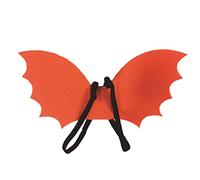 Proumhang Kids Halloween Cape Wing,Bat Wings for Kids aged 0-8,Party Favors,Cosplay Props,Halloween Decorations Bat Cape,Orange,M(Aged 6~15),67cm x 32cm(26.3" x 12.5")