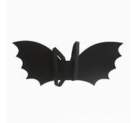 Proumhang Kids Halloween Cape Wing,Bat Wings for Kids aged 0-8,Party Favors,Cosplay Props,Halloween Decorations Bat Cape,Black,M(Aged 6~15),67cm x 32cm(26.3" x 12.5")