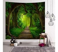 Proumhang Wall Tapestry World Landscape Tapestry Beautiful Clear Scenery Tapestry Wall Hanging Tapestry As Wall Art and Home Decor For Bedroom, Living Room, Dorm 150cm*100cm(59"*39") Forest