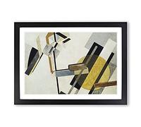 Proun 19D by El Lissitzky Framed Print | A2 Black Framed Wall Art | Ready to Hang | Modern Nature Picture | Living Room Bedroom Lounge Office