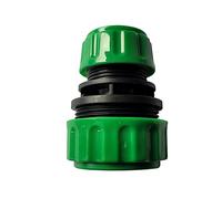 Provance 1/2 Inch - 3/4 Inch Garden Hose Connector Coupling Syringe Y Connector Tap Piece with or without Water Stop Plastic Green Hose Fitting Connector