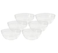 Provance 6 x glass bowls, diameter 9 cm, glass bowls, dip bowl, dessert bowl, tapas bowl