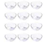 Provance Set of 6 - 24 Dip Bowls, Dessert Bowls, Diameter 9 cm, Glass Bowls, Tapas Bowls (Pack of 12)