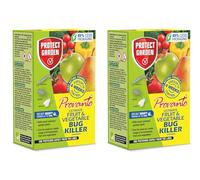 Provanto Ultimate Fruit & Vegetable Bug Killer 30ml Insecticide for Greenfly, Blackfly, Caterpillars & More Edible Plant Protection Makes Up to 60L Fast-Acting Yellow - 2 Pack