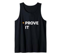Prove It Evidence Driven Mindset Minimal Work Identity Tank Top