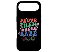 Prove Them Wrong Babe Retro Wavy Text Groovy Case for iPhone Air