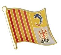 Provence-Alpes-Côte d'Azur France Metal Enamel Flag Pin Badge