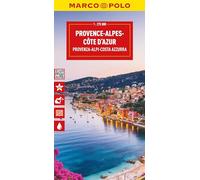 Provence, Alps, Cote d'Azur Marco Polo Map: Marco Polo Highlights