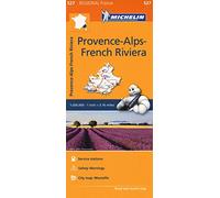 Provence- Alps - French Riviera - Michelin Regional Map 527: Map (Michelin Regional Maps)