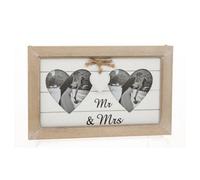 Provence Double Heart Photo Frame - Mr & Mrs