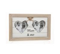 Provence Double Heart Photo Frame - Mum & Me