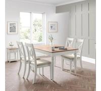 Provence Extending Dining Set - 150cm-190cm - 6-8 Seater - Grey