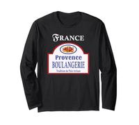 Provence France Vintage Artisan Bread Bakery Sign Design Long Sleeve T-Shirt