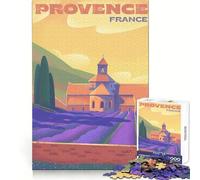 Provence Lavender Fields Jigsaw Puzzles for Teenagers 1000 Mind Exercise Peaceful Fun Exact Cut Unique Xmas Gift size 50x75cm